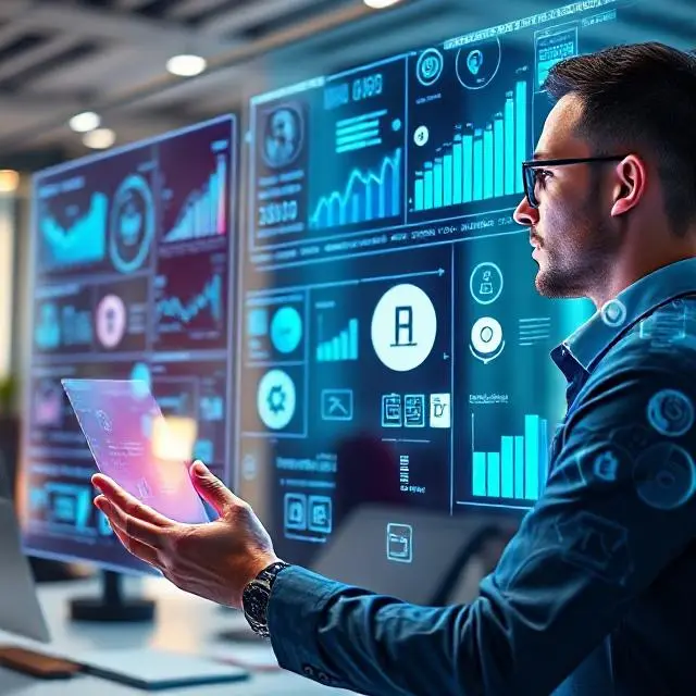 An AI image of a Best Digital Marketing Expert Looking Screen