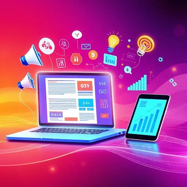 Two gadgets Showing content Marketing Representation in the Best Digital Marketing Expert In Kerala